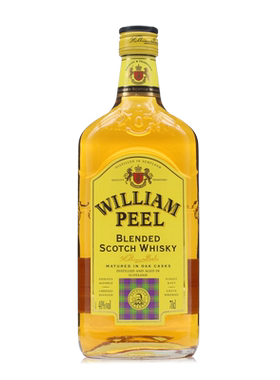 威廉彼乐苏格兰调配威士忌英国原装William Peel 行货洋酒 700ML