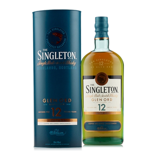 英国进口行货 洋酒 苏格登12年单一麦芽苏格兰威士忌 700ml