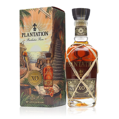 洋酒 蔗园20周年朗姆酒 PLANTATION XO RUM 原装进口烈酒 700ml