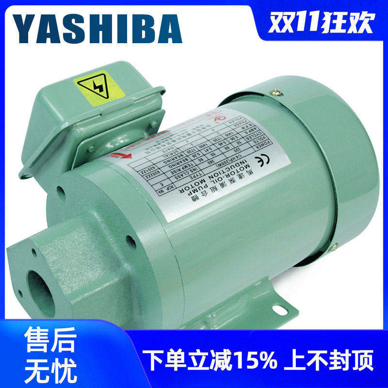 齿轮泵润滑油泵220v冷却泵机床工业齿轮单相电泵11A12A13A摆线泵