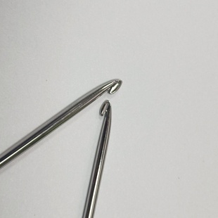 加长款钩针头精抛阿富汗针不锈钢针头DIY手工编织工具【不送柄】