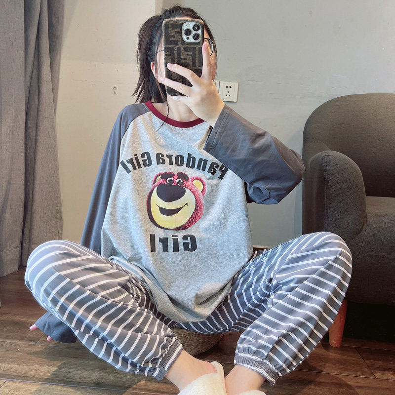 HEARMES草莓小熊睡衣女