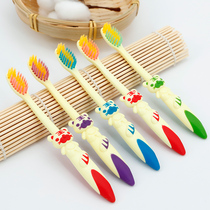 雅康贝贝虎儿童软毛牙刷3-6-12岁宝宝卡通10支家用超细软家庭装