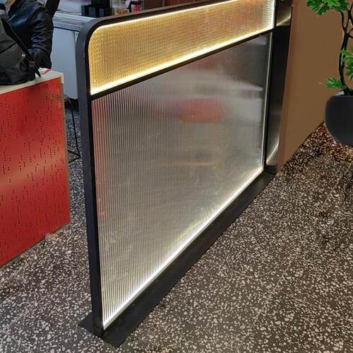 藤编矮隔断餐厅卡座屏风免打孔