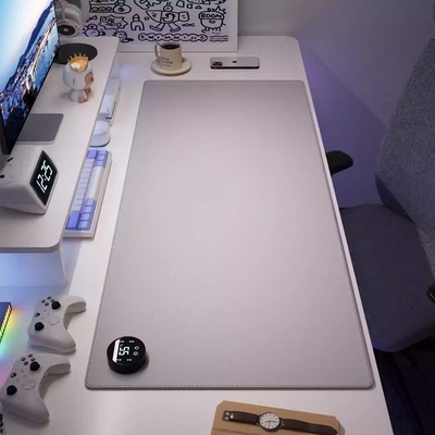 加热鼠标垫暖桌垫办公室左边开关电加热书桌垫轻奢高级桌面暖手垫