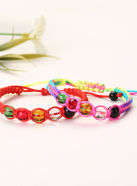 端午节女儿童中国风五彩红绳礼物