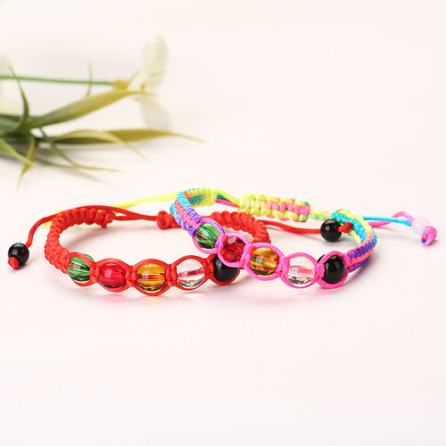 端午节女儿童中国风五彩红绳礼物