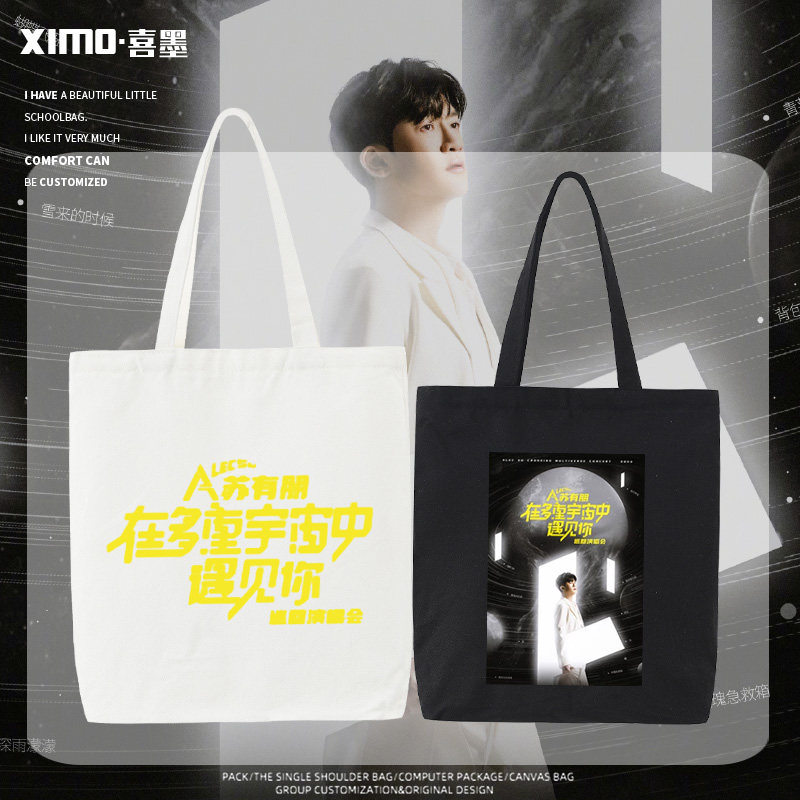 苏有朋在多重宇宙中遇见你巡演唱会单肩包帆布包休闲学生手提包潮