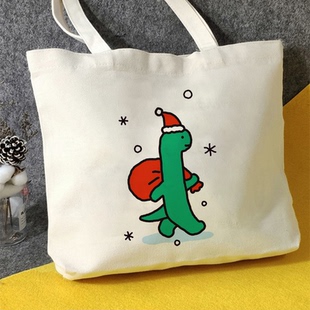 joguman帆布包乔谷漫覆刻帆布袋定制大容量环保购物袋外出手提袋