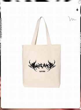 capper专辑周边WHOAMI演唱会应援帆布包大容量痛包手提袋单肩包包