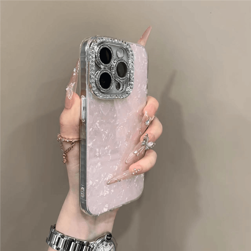 爱心贝壳纹适用于苹果16pr