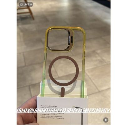 新款透明双色磁吸适用苹果