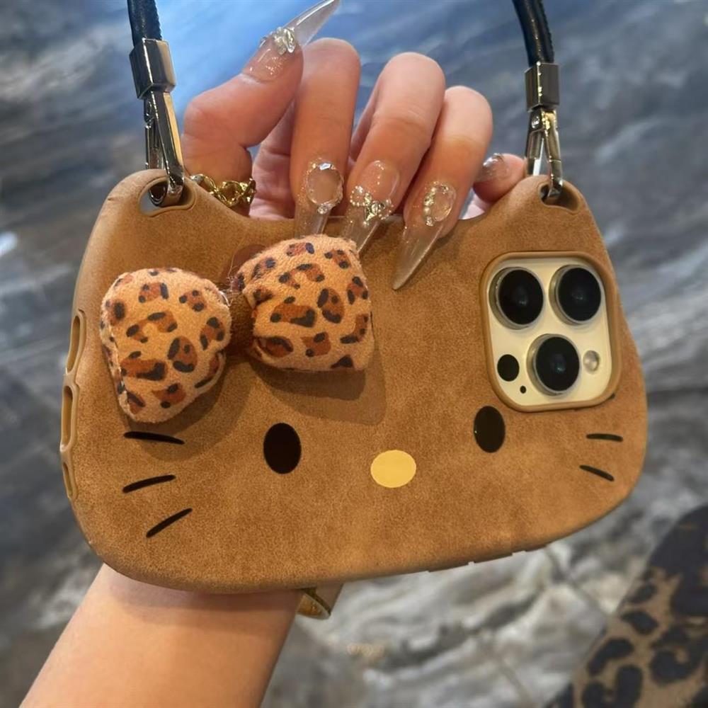 秋冬手提包造型蝴蝶结猫咪