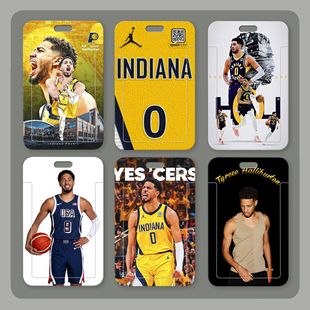 哈利伯顿卡套nba篮球明星周边饭卡套男学生校园卡公交卡厂牌壳牌