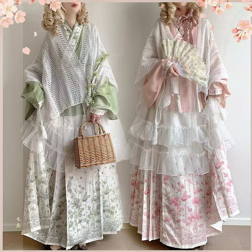 明制大码200斤汉洋折衷汉服套装