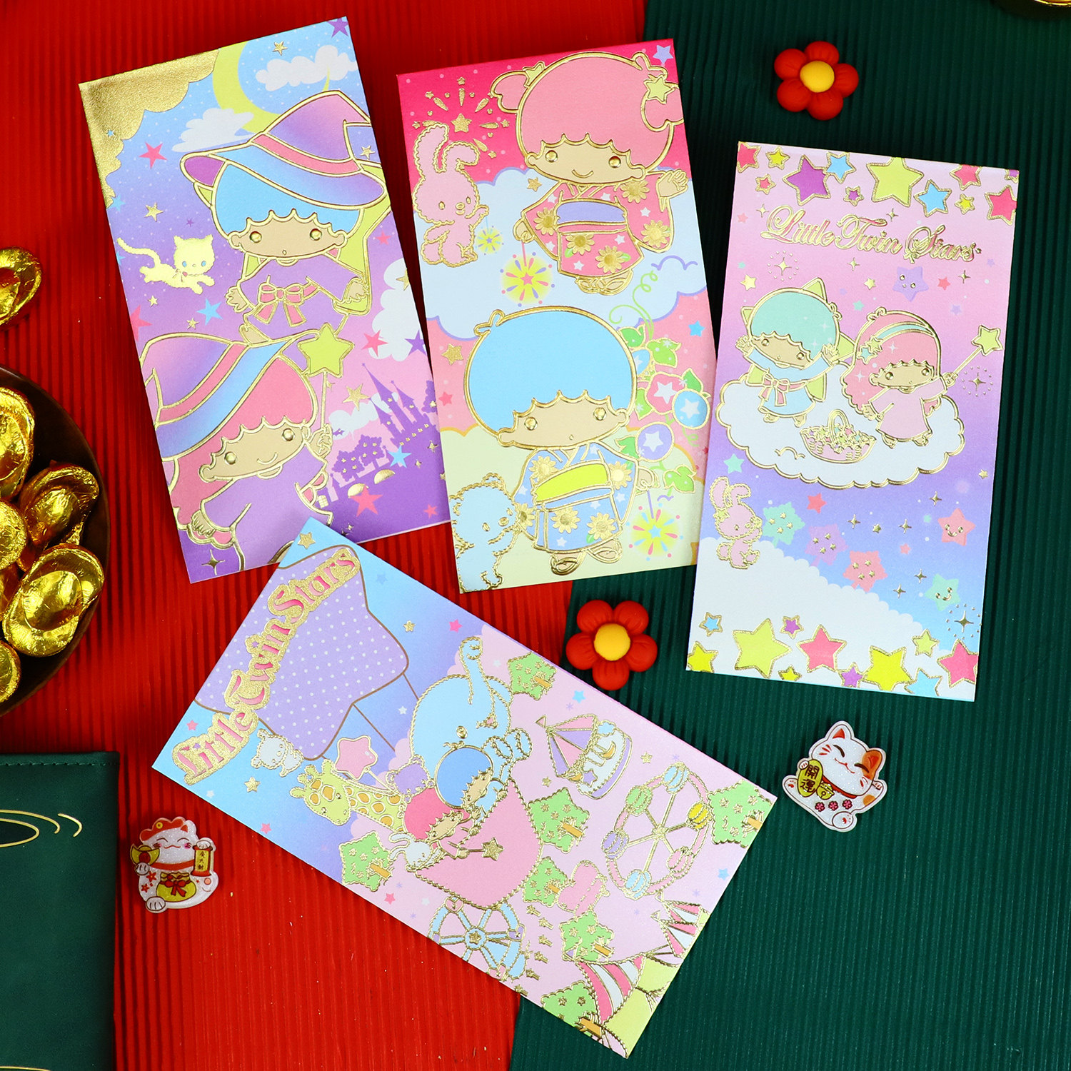 卡通可爱正版红包袋创意双子星美乐蒂三丽鸥过新年压岁大号利是封