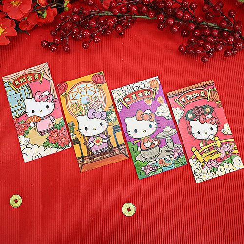 30个新颖高档可爱个性卡通迪士尼凯蒂猫HelloKitty小朋友压岁包