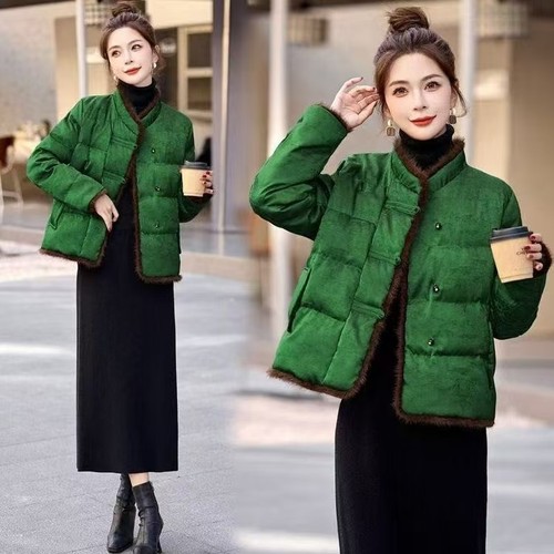 新中式轻国风羽绒棉服女