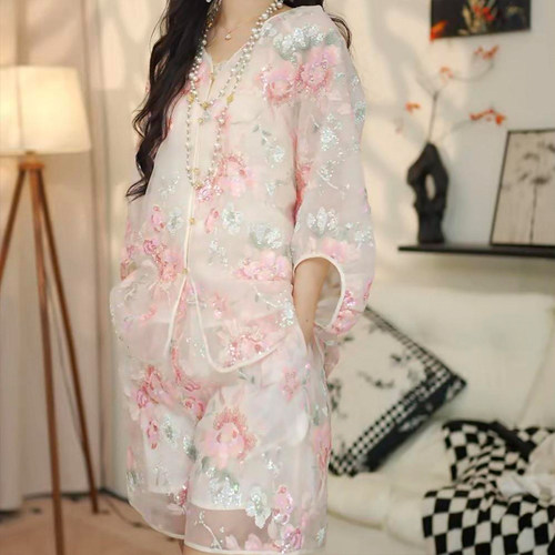 2025新中式夏季新款国风两件套