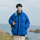 1009-AZ03-P100-限价138*立领棉服男生冬季加厚棉袄宽松棉衣外套，男装棉衣，四季星座1009