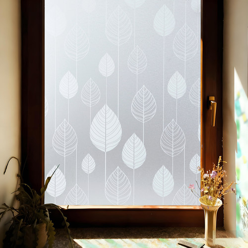 静电卫生间磨砂贴纸透光不透明厕所浴室防窥防走光窗户贴膜窗花纸