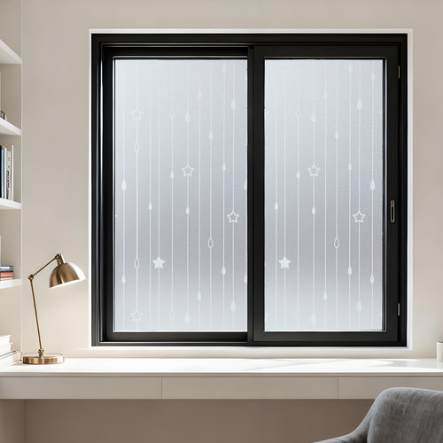 卫生间玻璃膜透光不透人浴室窗户贴纸防走光厕所磨砂窗纸贴膜防窥