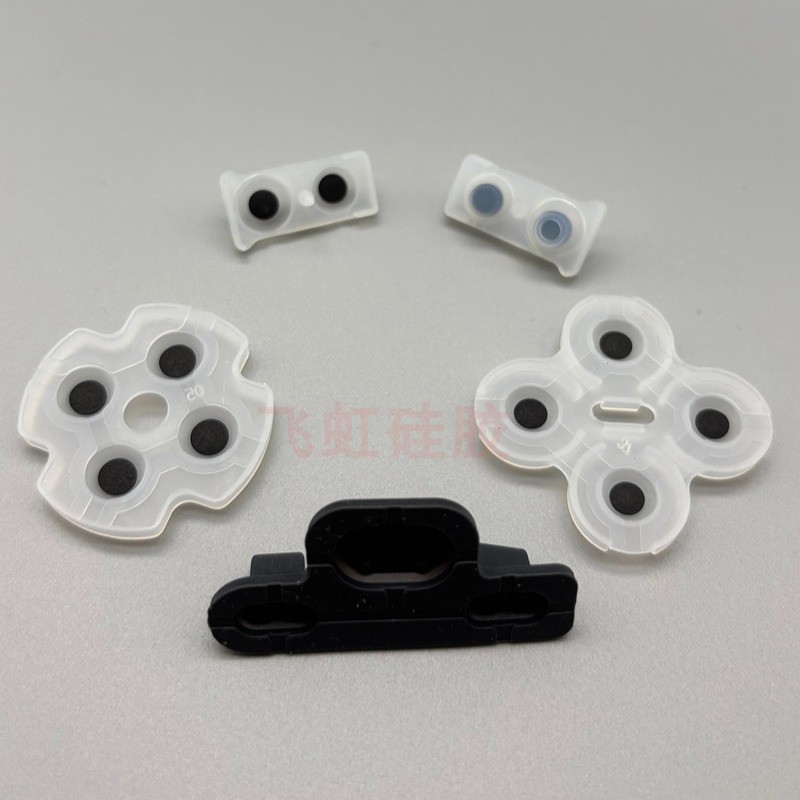 PS3手柄导电胶全套游戏手柄导电胶十字方向按键透明导电胶垫配件