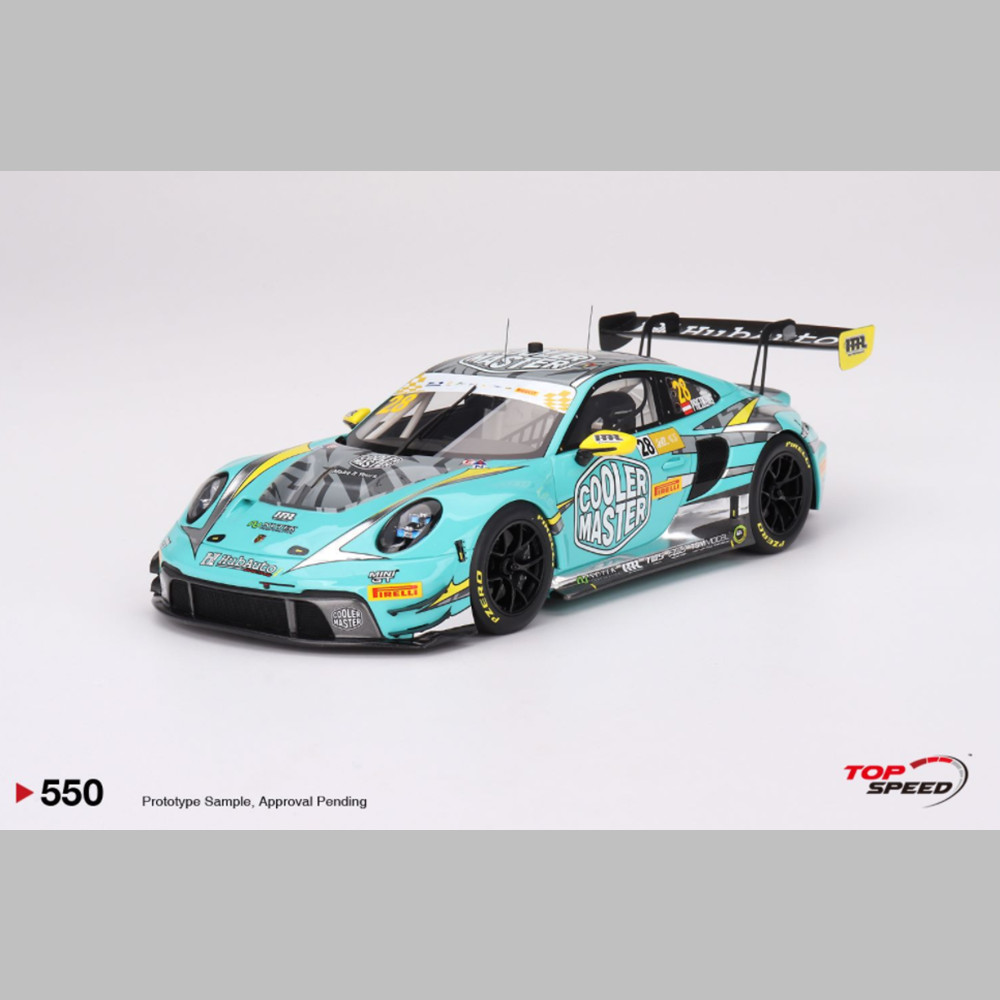 TOP SPEED 1:18保時捷 Porsche 911GT3 R 2023 FIA树脂汽车模型