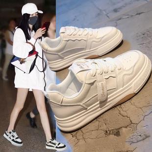 小白鞋 小众设计感洋气百搭休闲学生鞋 女2025夏季 板鞋 新款 潮牌爆款