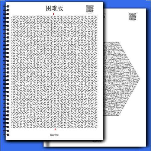 迷宫书游戏本儿童益智思维理练习