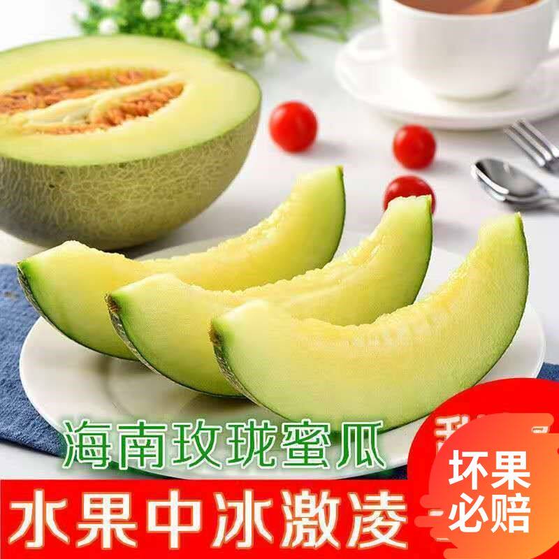 海阳网纹瓜哈密瓜螺纹水果新鲜当哈密瓜