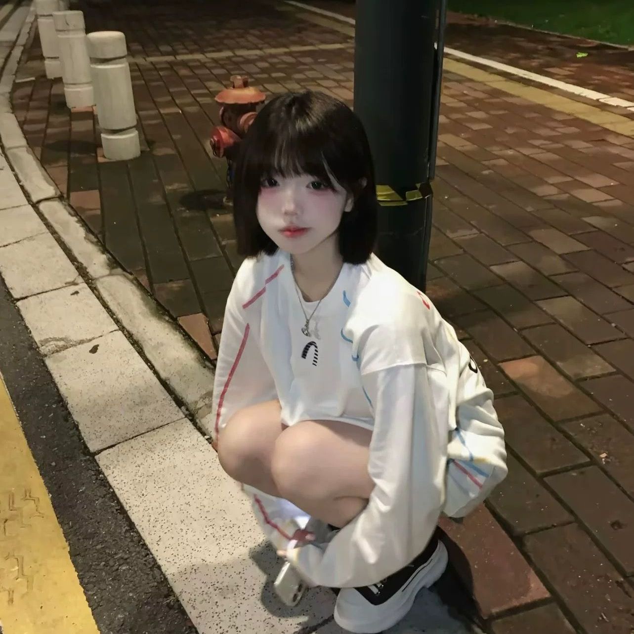 爆款早秋穿搭韩系新款慵懒松弛感长袖t恤女学院风打底衫长袖上衣