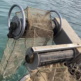 电动起笼机起网机两用机船用快艇专用12v24v48v不锈钢白钢材质