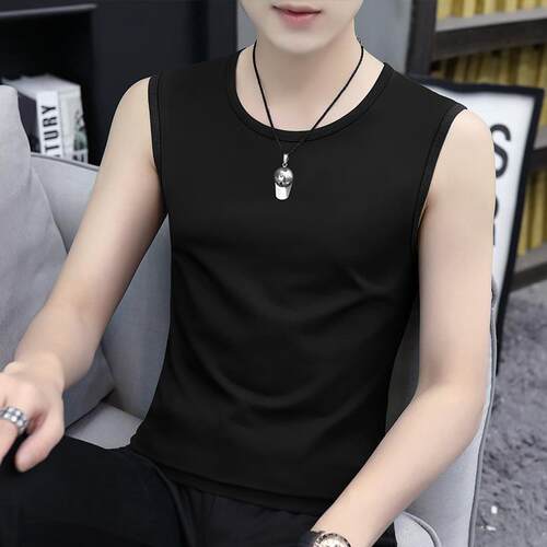 夏季坎肩背心男士无袖t恤