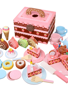 女孩生日礼物仿真生日蛋糕玩具