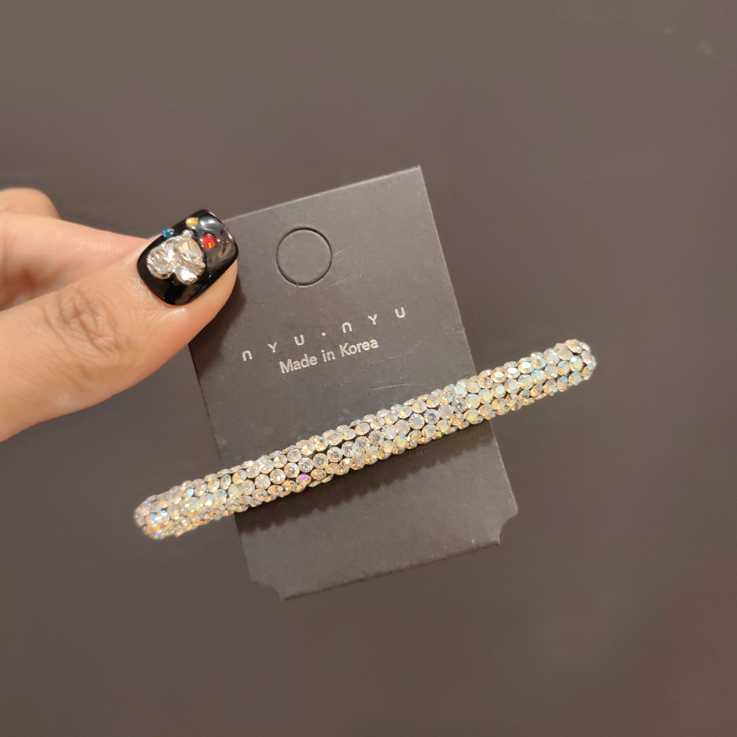 偏光钻弹簧夹网红8公分顶夹竖夹