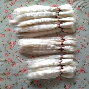 俄罗斯进口精梳马海毛纯精梳原毛发排发束假发bjd小布blgthe发束