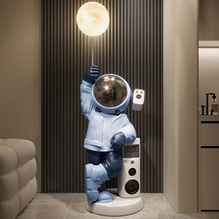 客厅太空人大号宇航员大摆件电视柜旁落地装饰轻奢高端大气上档次