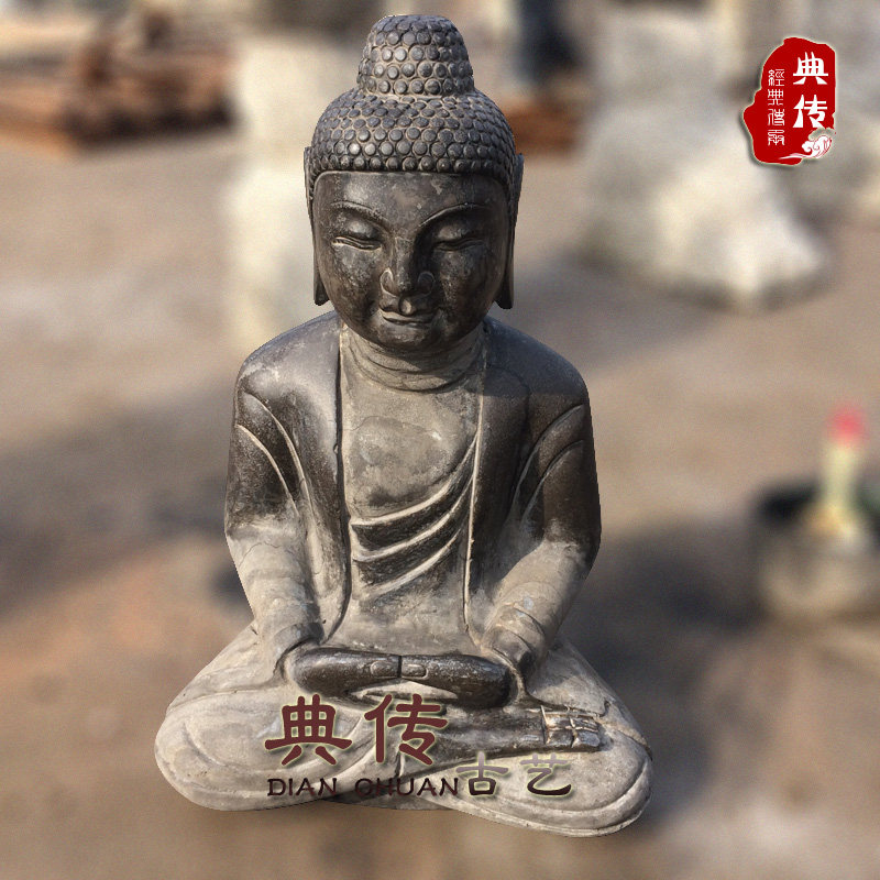 仿古石雕释迦牟尼佛大日如来佛祖燃灯古佛像青石人物宗教寺庙石像