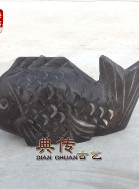 鱼池园林雕刻动物家装小摆件喷泉