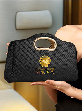 加大号容量KTV公主Dj上钟包沐足水疗按摩桑拿技师夜场手提工作包