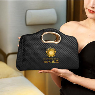 加大号容量KTV公主Dj上钟包沐足水疗按摩桑拿技师夜场手提工作包