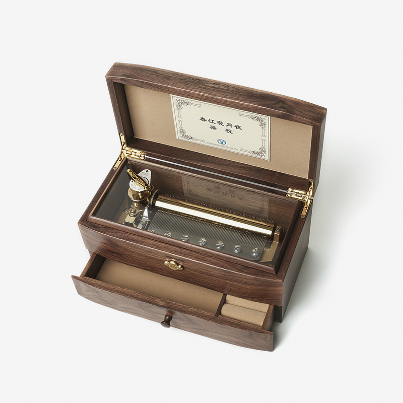 Faadee78音阶首饰抽屉八音盒