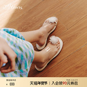 果冻海2025夏季 新款 外穿平底一字拖夹脚凉拖鞋 73hours女鞋 果冻鞋