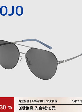 AOJO澳镜驾驶双梁飞行员框太阳镜男防晒遮阳墨镜潮AJ202SK505