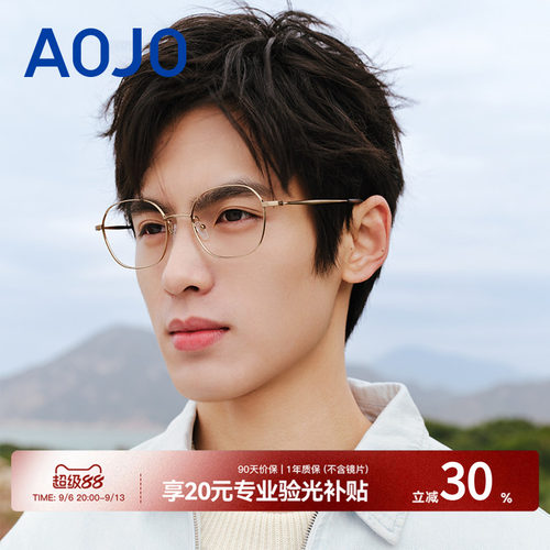 AOJO钛合金镜腿眼镜架