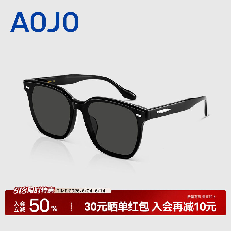 AOJO澳镜墨镜男新款时尚防紫外线太阳镜遮阳墨镜潮AJ105SK265