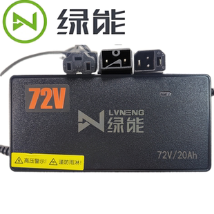 綠能原裝 電動車電瓶N頭充電器48V12AH48V20AH60V30AH72V防水原裝