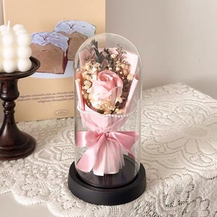 七夕情人节生日礼物ins高颜值送女生女朋友闺蜜老婆永生花小花束