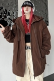 韩版ins户外登山防水运动夹克男女潮牌宽松连帽冲锋衣C7916P85，男装夹克，星座914-1